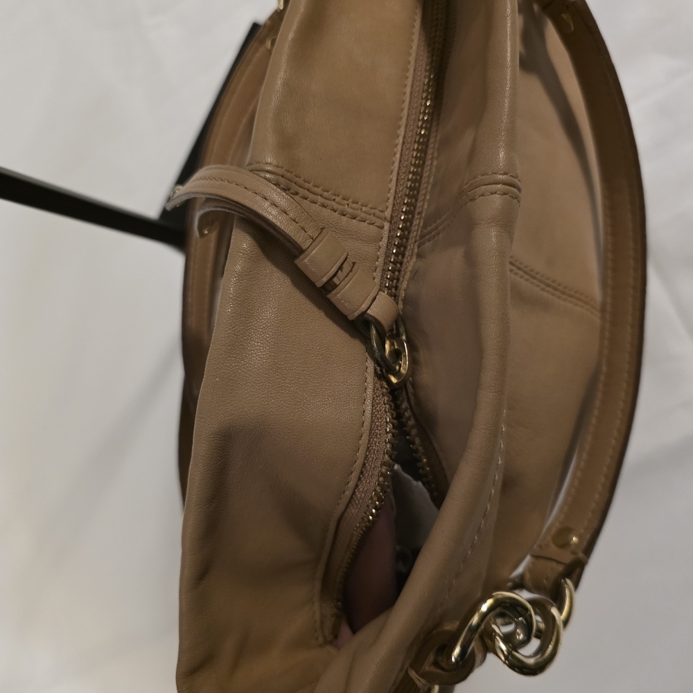 Coach Tan Vintage Leather Shoulder Bag (EUC) - Picture 7 of 9